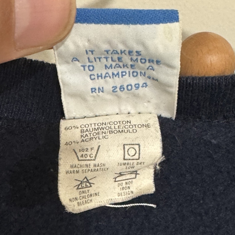 VTG California Golden Bears Berkeley Champion Sweatshirt Mens XL Blue Made USA - Picture 4 of 10